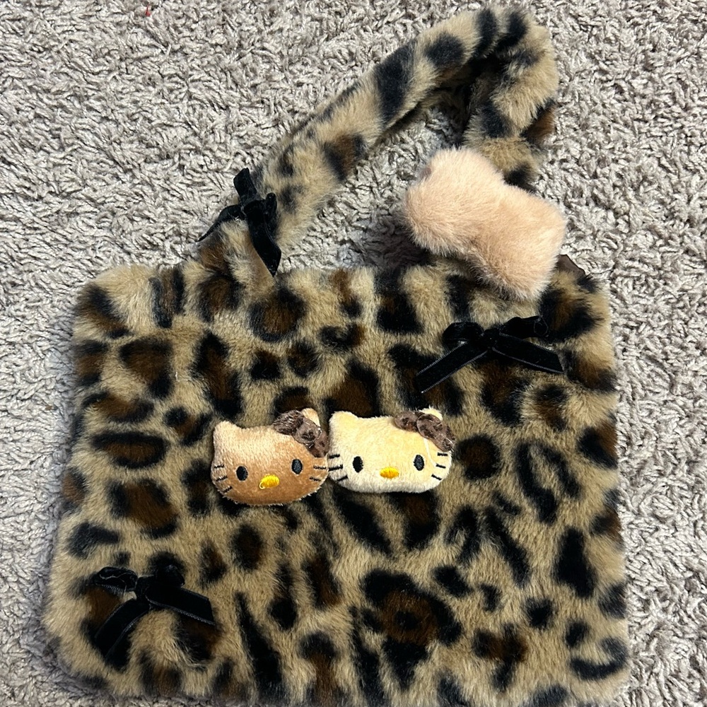Hello Kitty Plush Mini Tote Bag